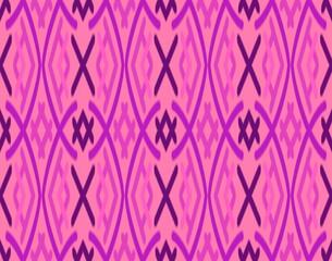 Seamless Ikat ethnic traditional pattern geometric abstract folklore ornament Tribal ethnic...
