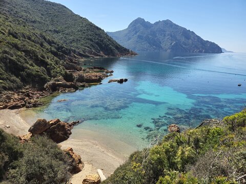 Le golfe de Girolata, en Corse