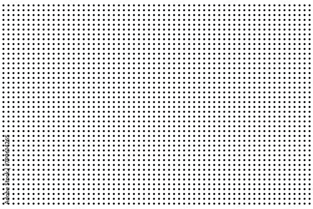 Poster Dot pattern. Modern Texture. Abstract Pattern. Vector illustration. Black random dots on white background. Polka dot seamless pattern background.