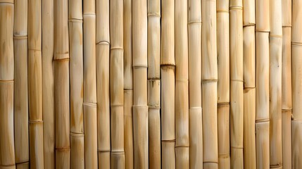 Fototapeta premium Bamboo Wood Background with Clean and Modern Textured Pattern for Sustainable and Eco-Friendly Themes