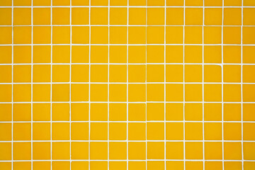 Yellow Tiles Wall Background