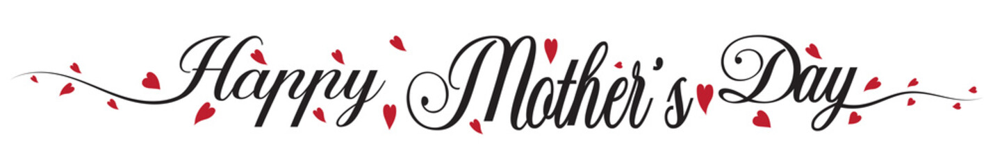 Happy Mothers Day lettering . Handmade calligraphy banner vector illustration. Mother's day card.Happy Mothers Day typography poster. eps 10
