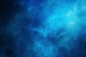Obraz na płótnie Canvas 4K beautiful blue gradient background with noise - generative ai