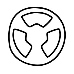 radioactive of doodle icons