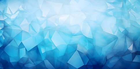Geometric blue ice texture background. Fragments of ice