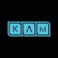 KAM Creative logo And Icon Design
