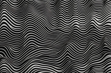 Beautiful abstract background - black and white lines in rows - fashion trend and copy space