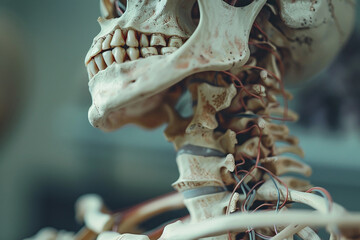 High-quality imagery offering insight into the intricate bone joints anatomy of humans. - obrazy, fototapety, plakaty