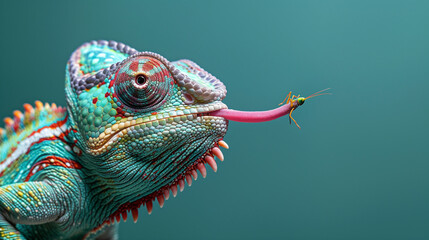 Close-Up: Chameleon Tongue