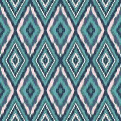 Seamless Ikat ethnic traditional pattern geometric abstract folklore ornament Tribal ethnic illustration background