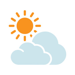 Weather icon flat design