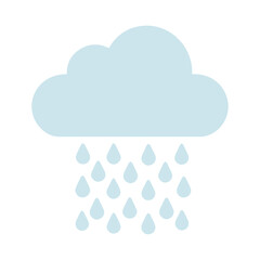 Weather icon flat design