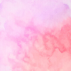 水彩で描いた春色のピンクテクスチャ背景素材