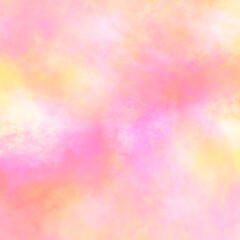水彩で描いた春色のピンクテクスチャ背景素材