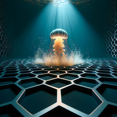 ハニカム構造と、クラゲ