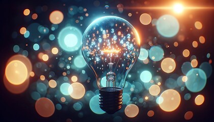 電球とアイデアのイメージ