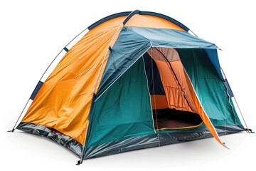tent on white background