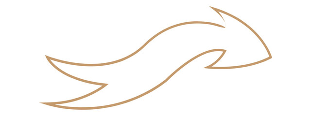 Obraz premium brush painted arrow icon on white background - vector illustration