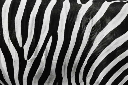 Black and white zebra stripes texture pattern for bakground