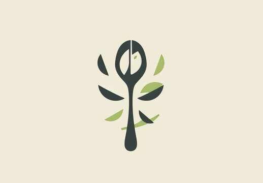 Healthy food logo