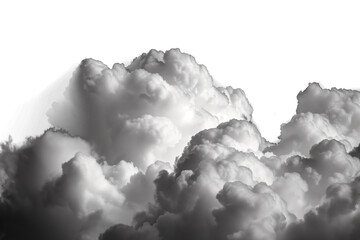 Ultra realistic clouds on a transparent  background - 790646822