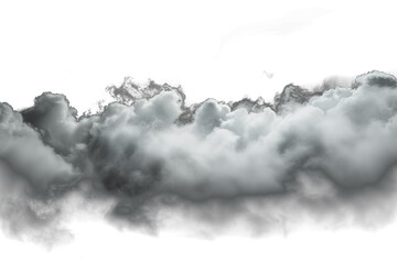 Ultra realistic clouds on a transparent  background - 790646886