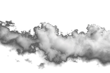 Ultra realistic clouds on a transparent  background - 790647037