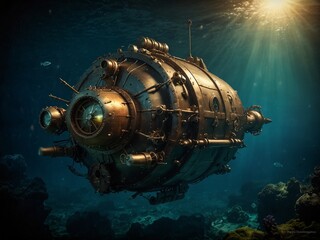 Steampunk Submarine