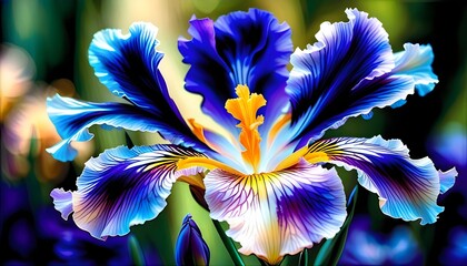 Blue Iris Splendor