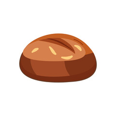 Bread icon on transparent background.