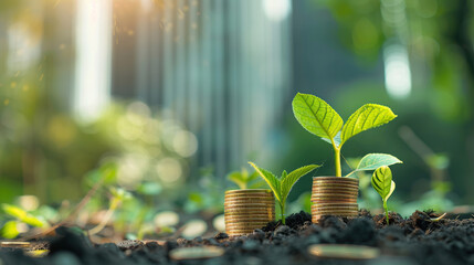 A symbolic image of economic growth.