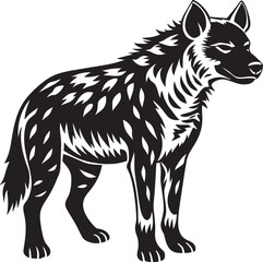 Hyena - Wild Animal.Vector illustration