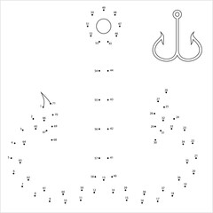 Fishing Hook Icon Connect The Dots M_2112003