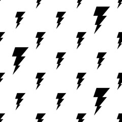 Lightning Bolt Icon Seamless Pattern M_2112002