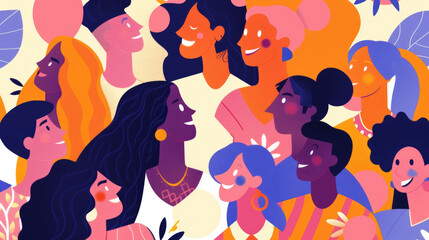 A group of individuals displaying a variety of hair colors, including blue, pink, purple, green, and blonde, standing together outdoors