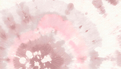 Pink Aquarelle Grunge Wash. Pastel Retro Shibori Watercolor. Light Pink Tie Dye Colored Washes.