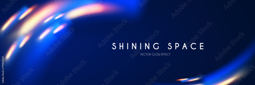Canvas Prints motion light effect. shining magic background and liquid speed light