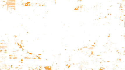 Orange vector ink pattern background on isolate.
