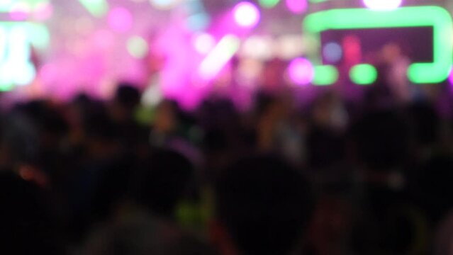 Electronic Dance Music and crowd of people