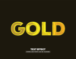 Editable vector text effect