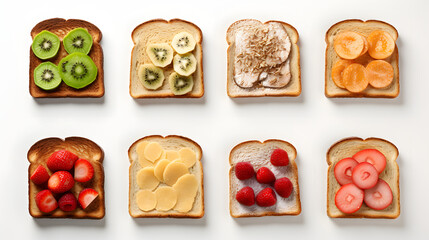 Healthy Toast Poster template