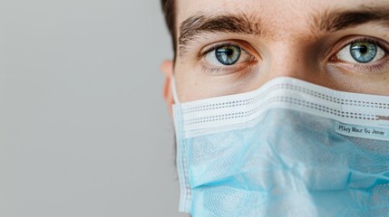 Office, firm, or startup businessman, covid or face mask in government law compliance, healthcare safety, or global virus halt. Zoom, portrait, or wellness employee in covid 19 security