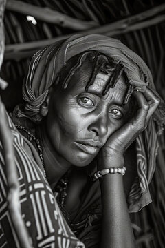 ethiopian indigenous nomad tribal markings black