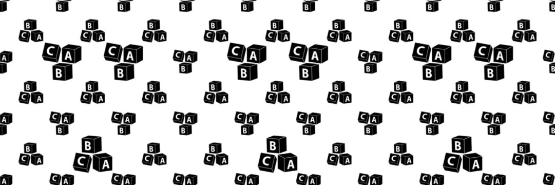 Alphabet Icon Seamless Pattern Y_2109001