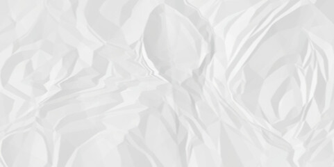 White crumpled paper texture. White wrinkled paper texture. White paper texture. White crumpled and top view textures can be used for background of text or any contents. - obrazy, fototapety, plakaty
