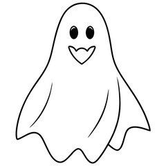 ghost cartoon illustration