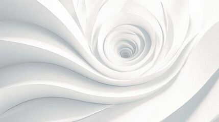 White Background With a Spiral Design
