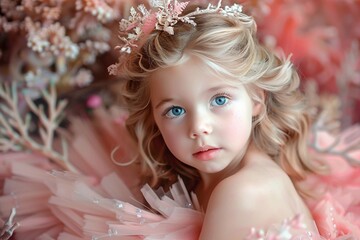 Naklejka premium Beautiful little Princess 