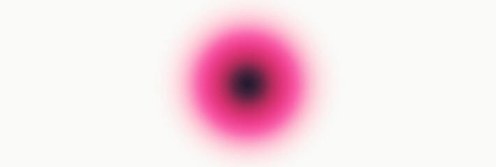 Obraz premium Białe tło z różowo - czarną, rozmytą kulą. Bezszwowe tło, Baner, miejsce na tekst.