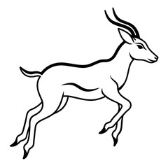 deer silhouette vector